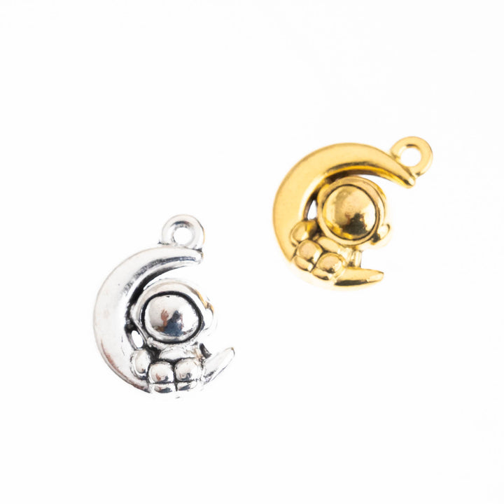 Astronaut Alloy Charms | Size : 12mm | 10pcs