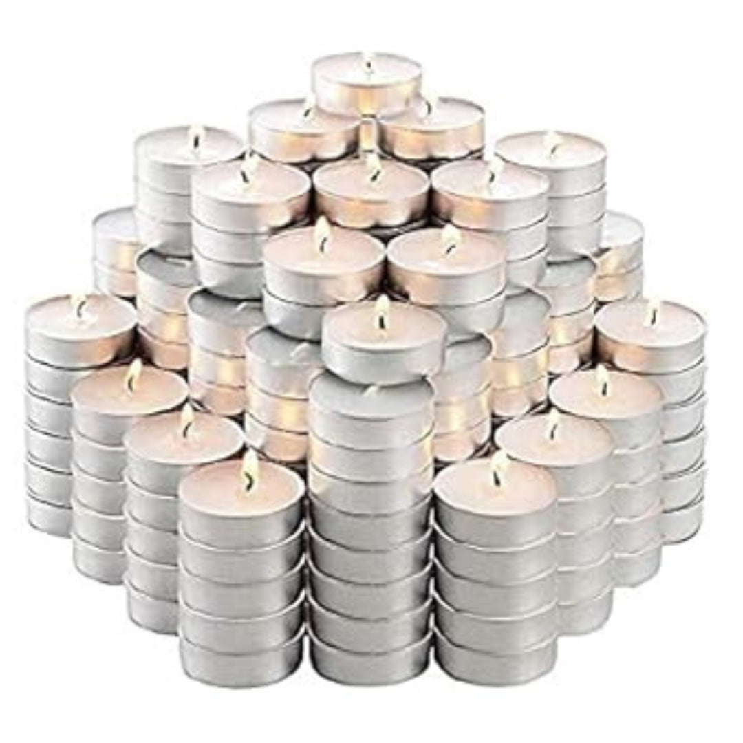 Tealight Candles Wax Diya | 100 Pcs