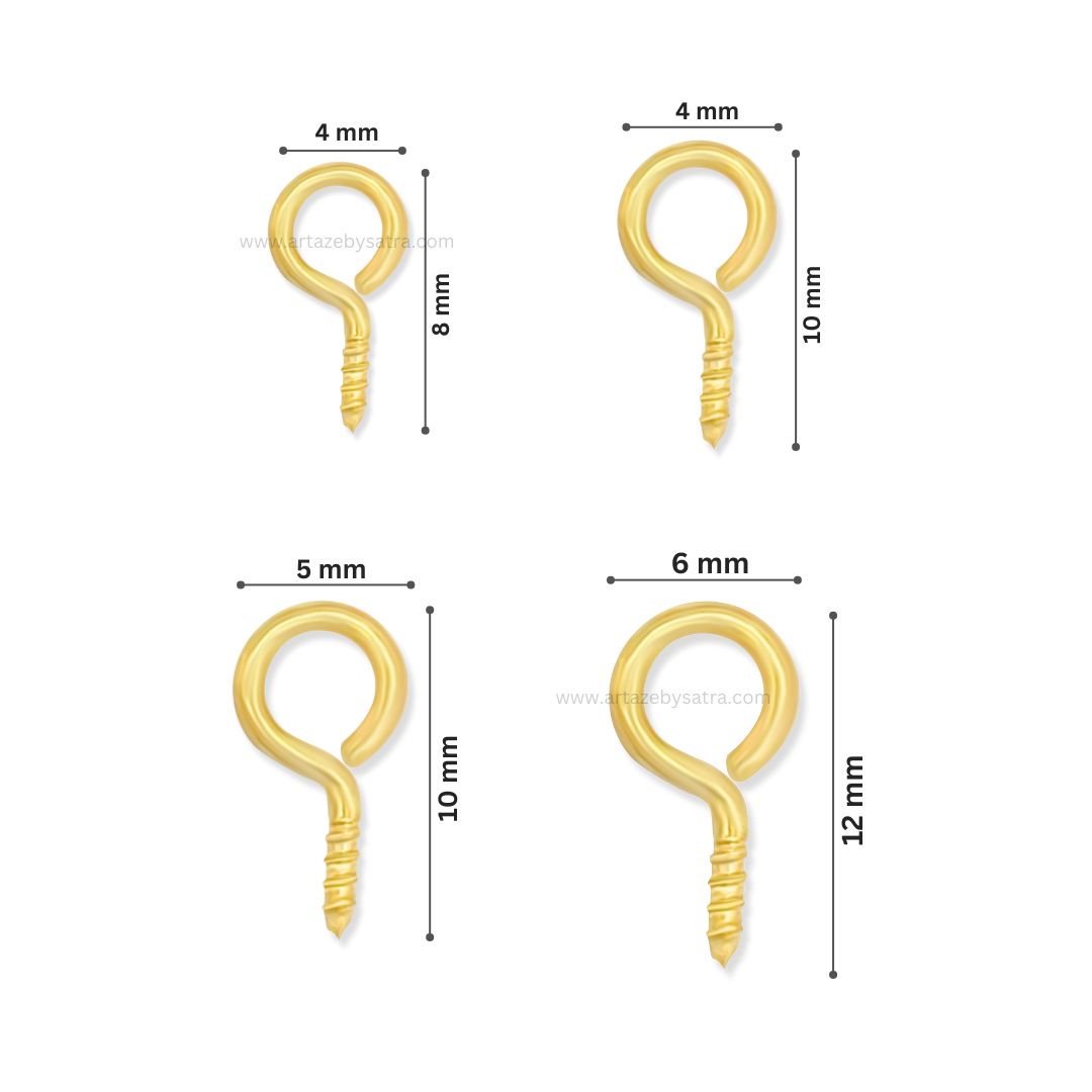 Screw Eye Pins | Qty : 100g