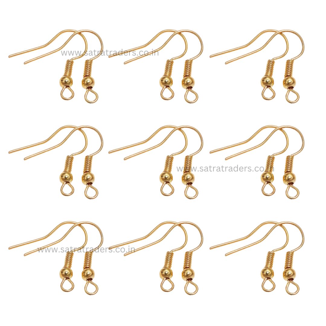 Brass Fish Hook (High Quality) | Size : 19mm | Qty : 20pcs