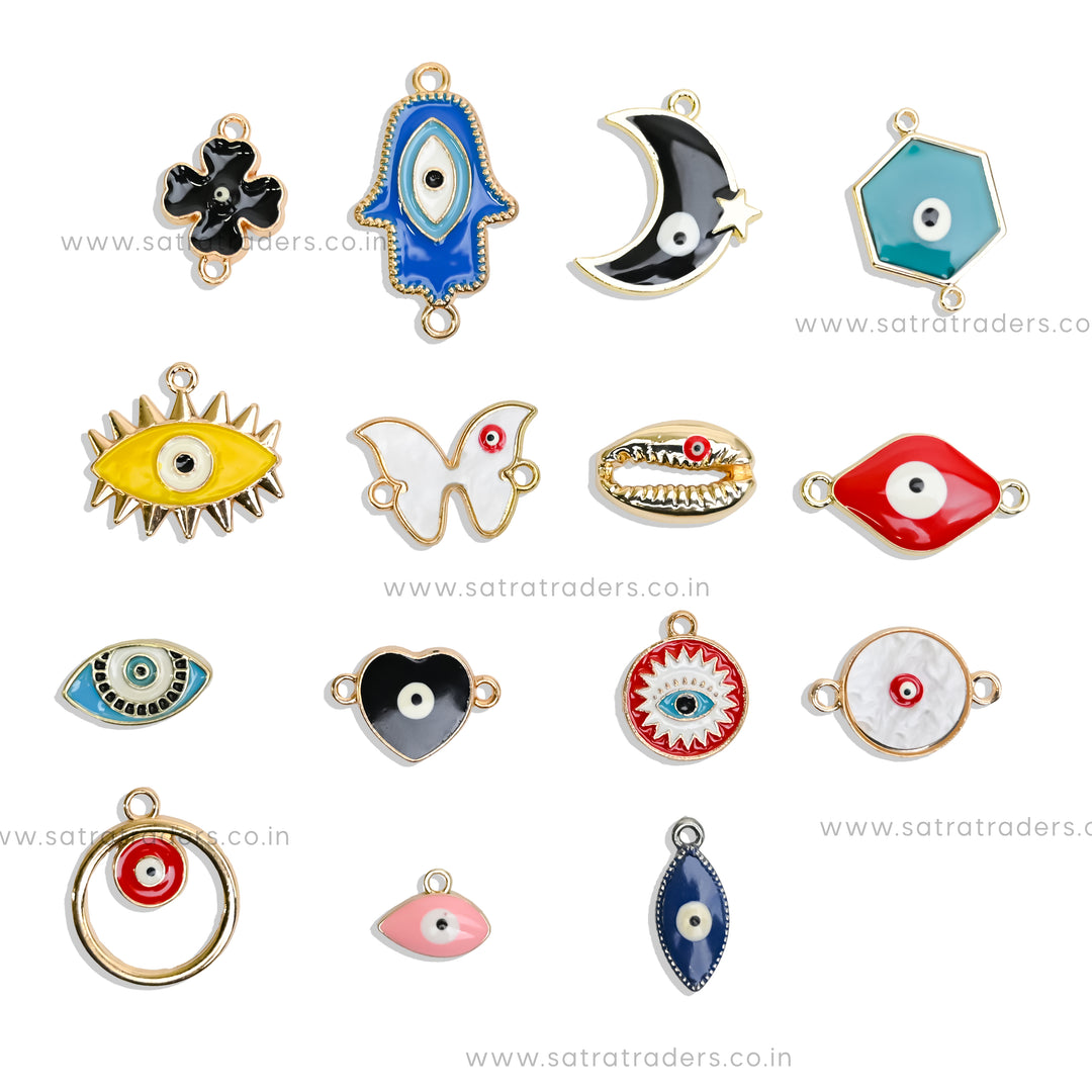 Mix Evil Eye Charms | 15pcs  (Group 5)