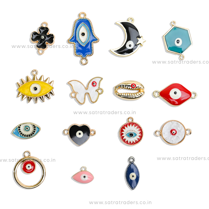 Mix Evil Eye Charms | 15pcs