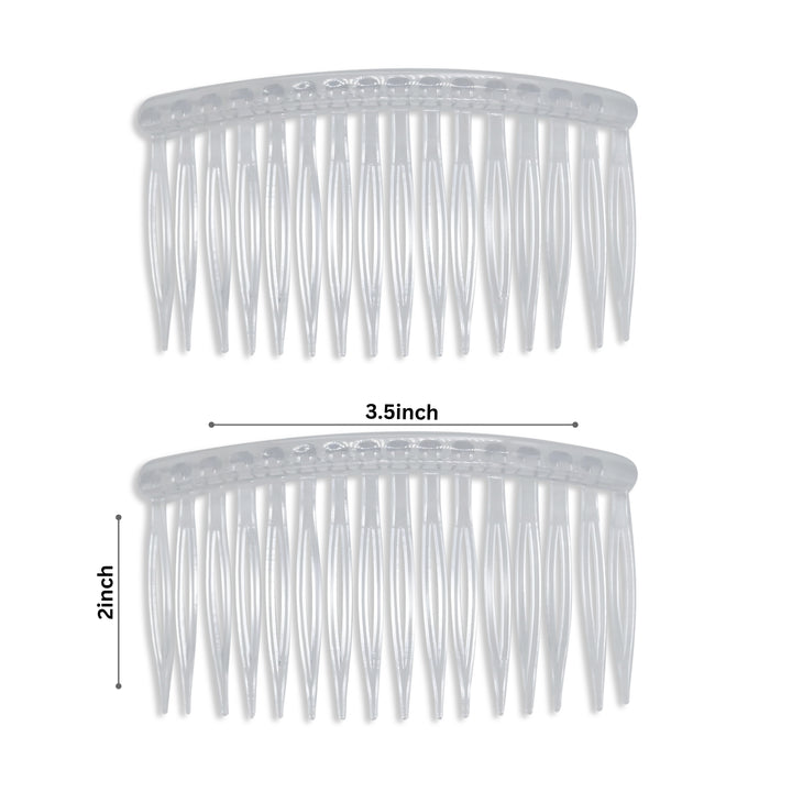 Transparent Hair Comb | Size : 3.5inch | 20pcs