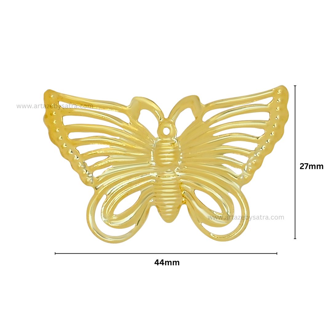 Butterfly Metal Art | Size : 27mm | 20pcs