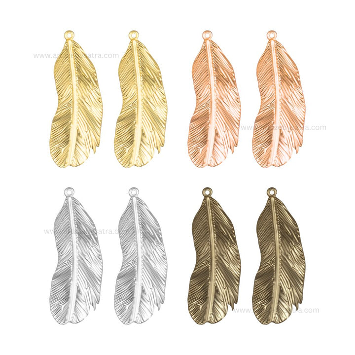 Leaf Metal Art Base | Size : 28mm,43mm,26mm | Qty : 100pcs | F-2-35