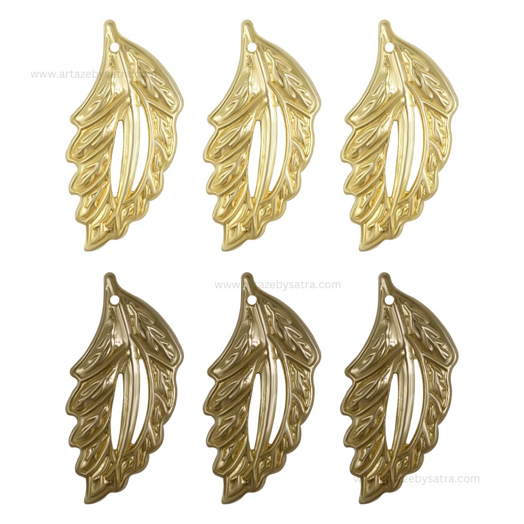 Leaf Metal Art Base | Size : 28mm | Qty : 100pcs