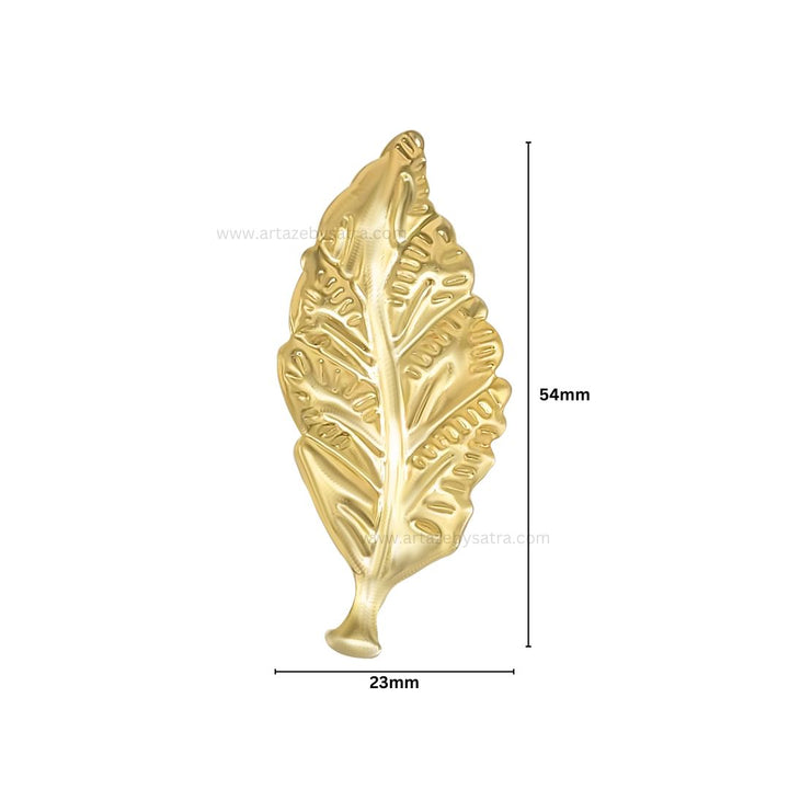 Leaf Metal Art Base | Size : 54mm | Qty : 20pcs | F-1-25