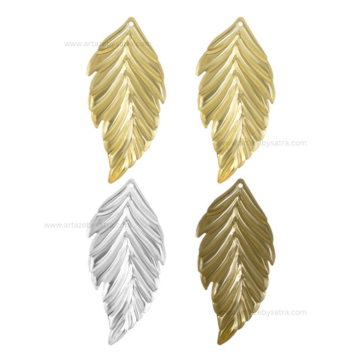 Leaf Metal Art Base | Size : 73mm | Qty : 20pcs | F-1-24