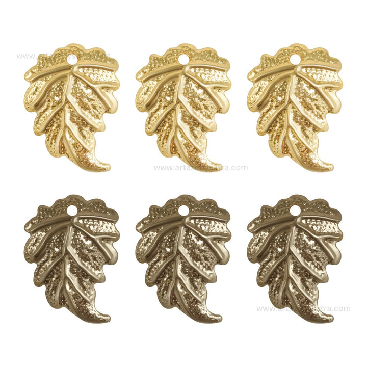 Leaf Metal Art Base | Size : 19mm | Qty : 100pcs | F-2-2