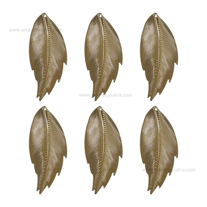 Leaf Metal Art Base | Size : 59mm | Qty : 20pcs | F-1-22