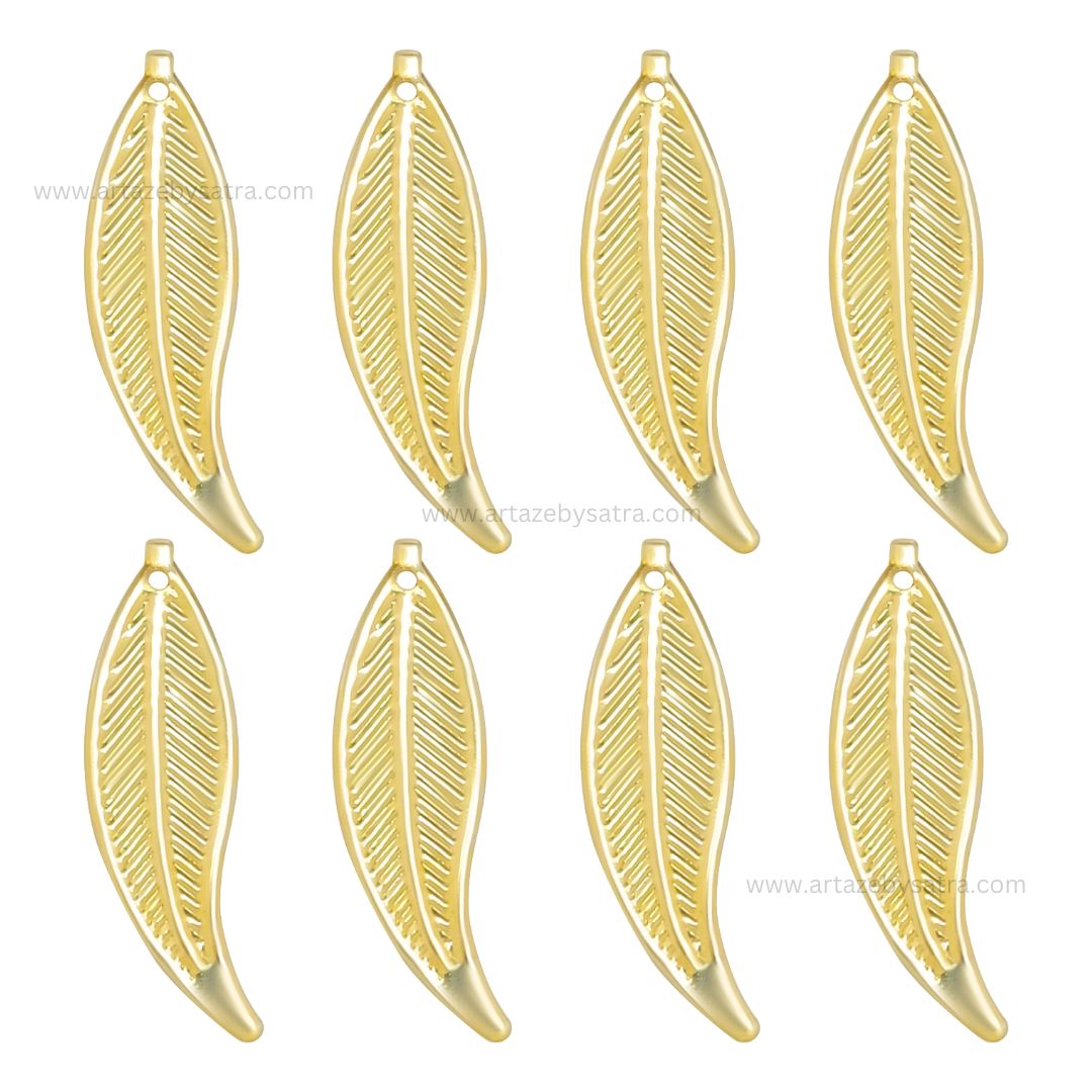 Leaf Metal Art Base | Size : 38mm | Qty : 100pcs | F-2-28