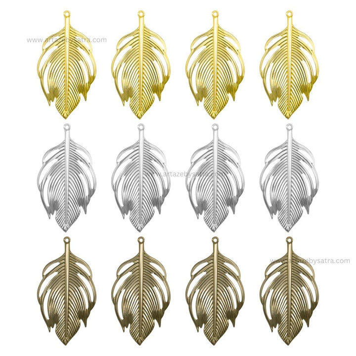 Leaf Metal Art Base | Size : 93mm | Qty : 10pcs | F-5-14