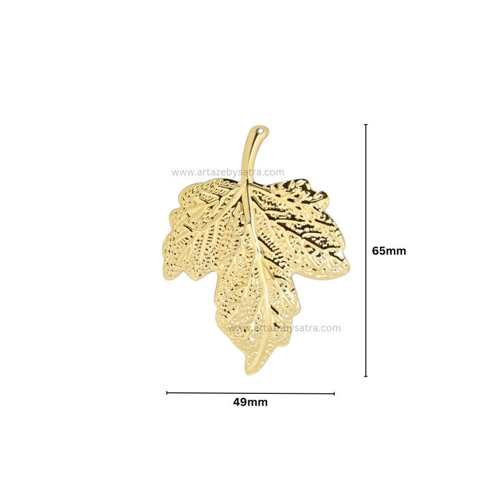 Leaf Metal Art Base | Size : 65mm | Qty : 30pcs | F-4-20