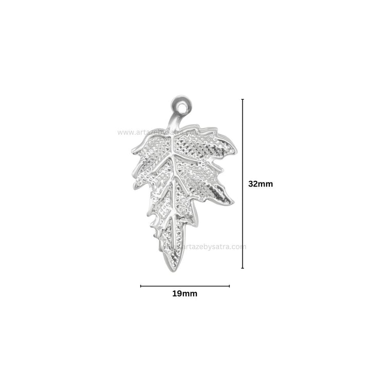 1 Naka Leaf Metal Art Base | Size : 28mm | Qty : 50pcs | F-2-18