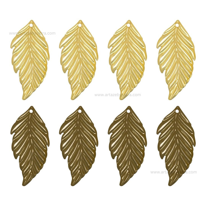 1 Naka Leaf Metal Art Base | Size : 33mm | Qty : 100pcs | F-2-19