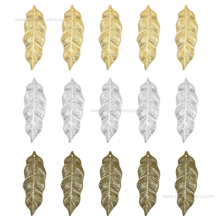 1 Naka Leaf Metal Art Base | Size : 38mm | Qty : 50pcs | F-2-27