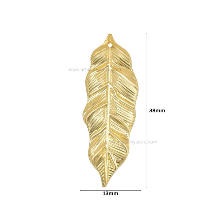 1 Naka Leaf Metal Art Base | Size : 38mm | Qty : 50pcs | F-2-27