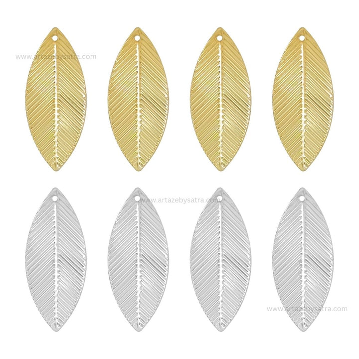 1 Naka Leaf Metal Art Base | Size : 33mm | Qty : 20pcs | F-2-31