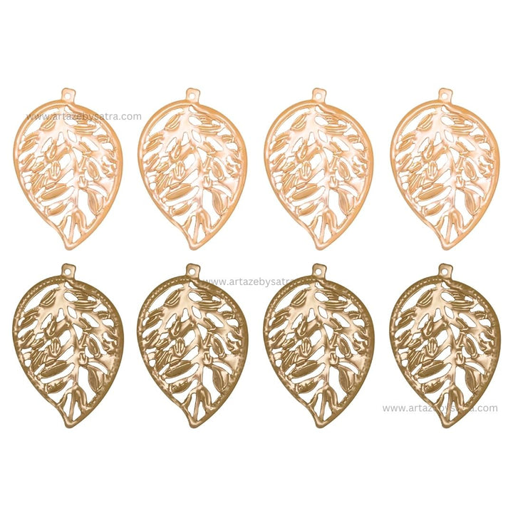 1 Naka Leaf Metal Art Base | Size : 30mm | Qty : 100pcs | F-2-7