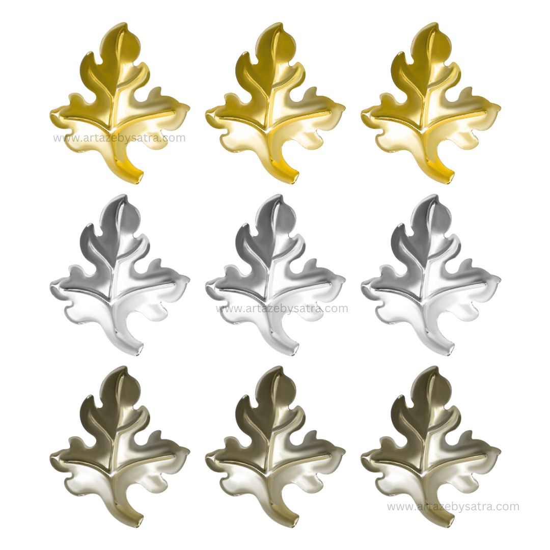 Leaf Metal Art Base | Size : 20mm | Qty : 20pcs | F-4-21