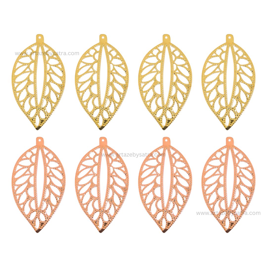 1 Naka Leaf Metal Art Base | Size : 71mm | Qty : 20pcs