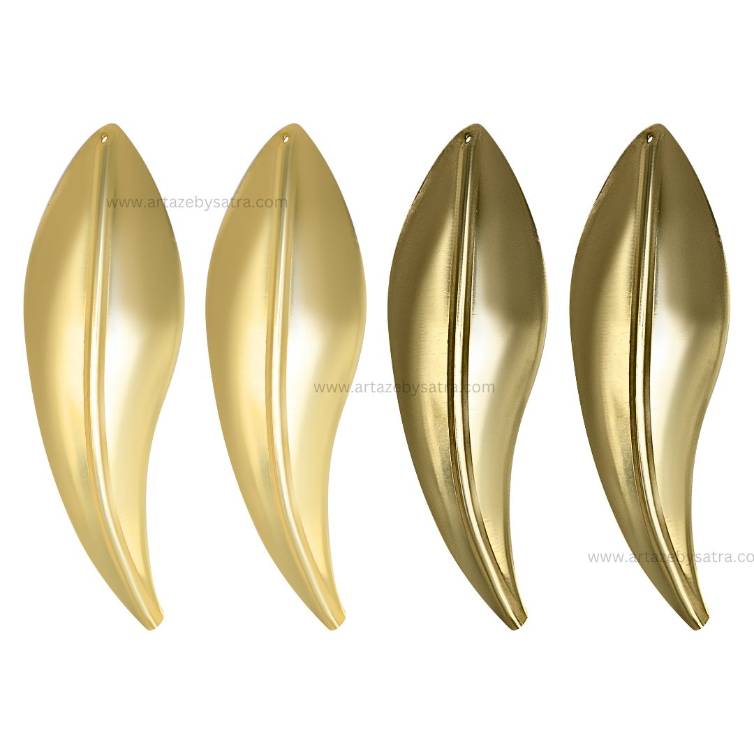 Metal art leaf | Size : 5.5inch | Qty : 10pcs | F-3-19