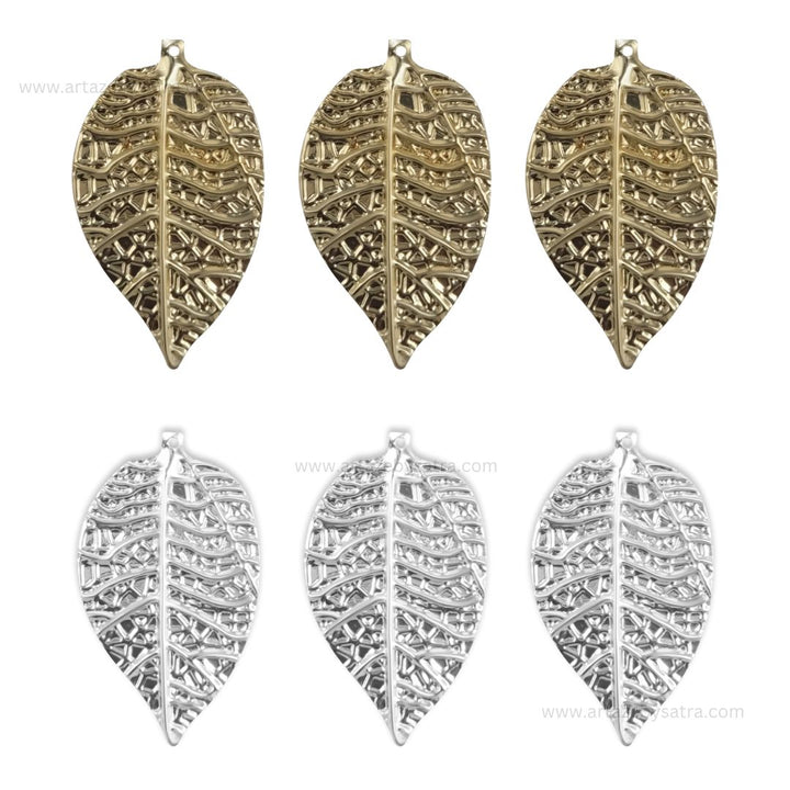 Leaf Metal Art Base | Size : 46mm | Qty : 20pcs | F-1-17