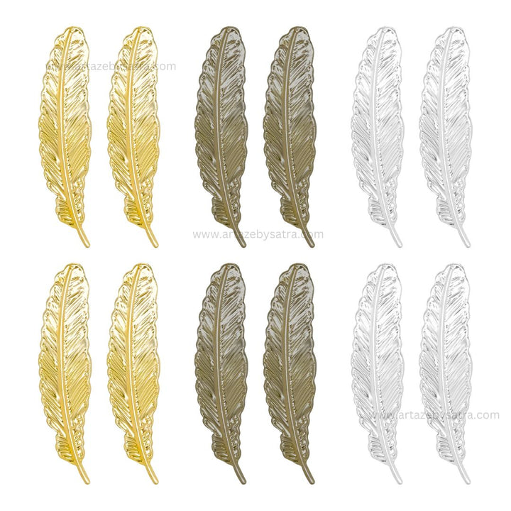 Leaf Metal Art Base | Size : 53mm | Qty : 20pcs | F-1-5