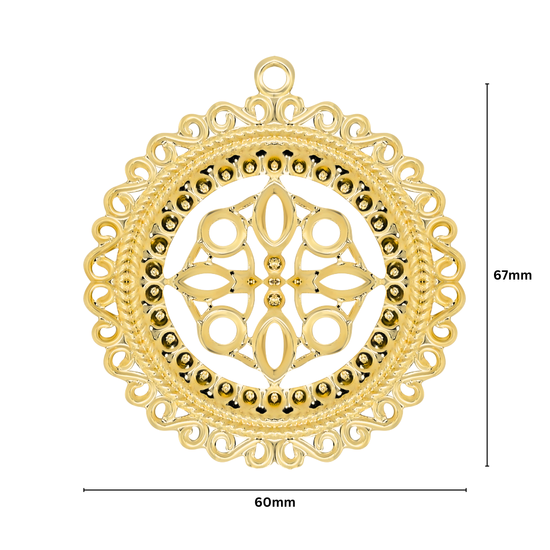 1 Naka Metal Art Base | Size : 67mm | 100g