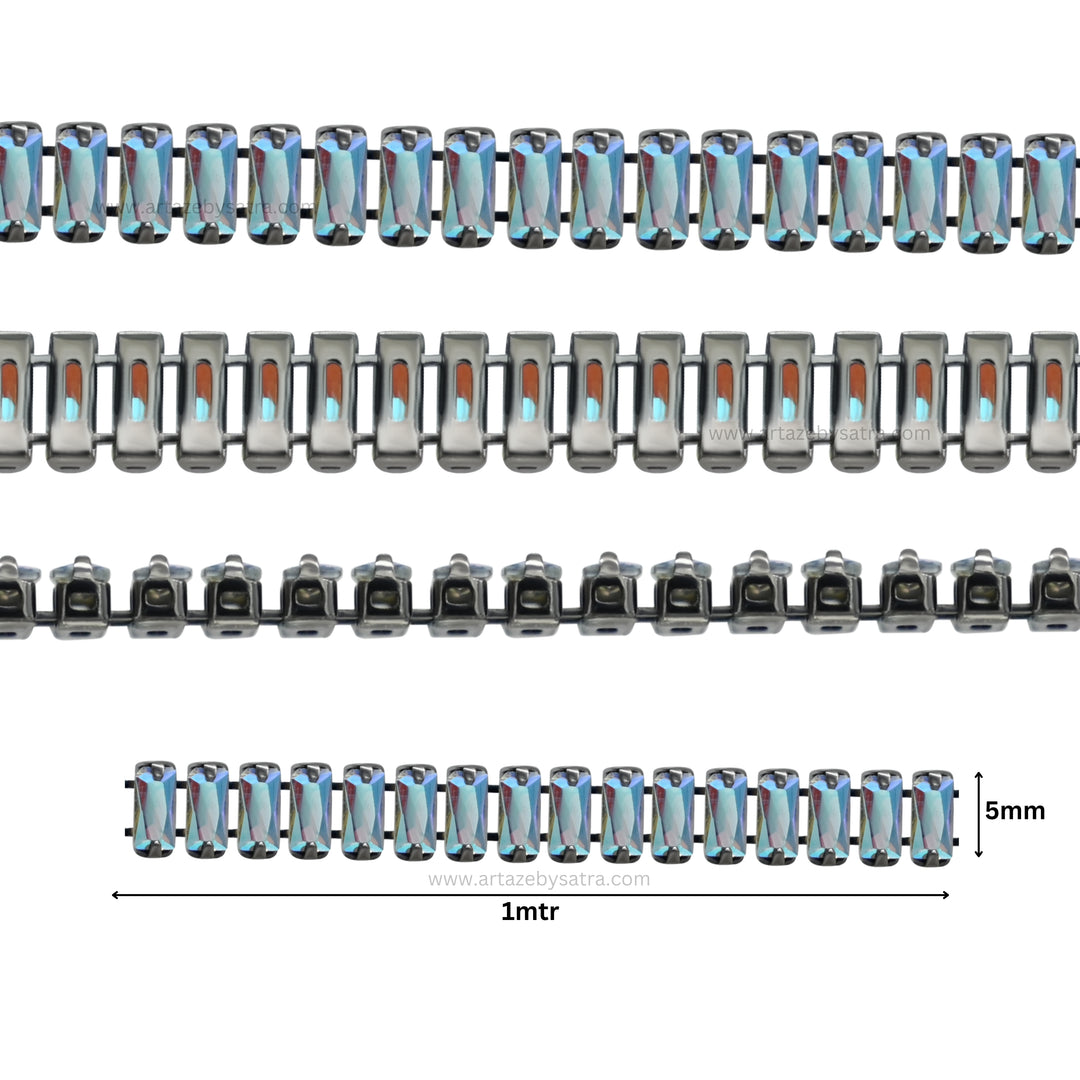 Rainbow Diamond Stone Chain | Qty : 1mtr | DC05