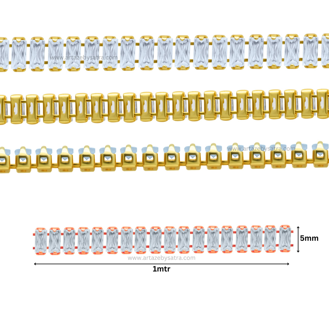 Diamond Stone Chain | Qty : 1mtr | DC02