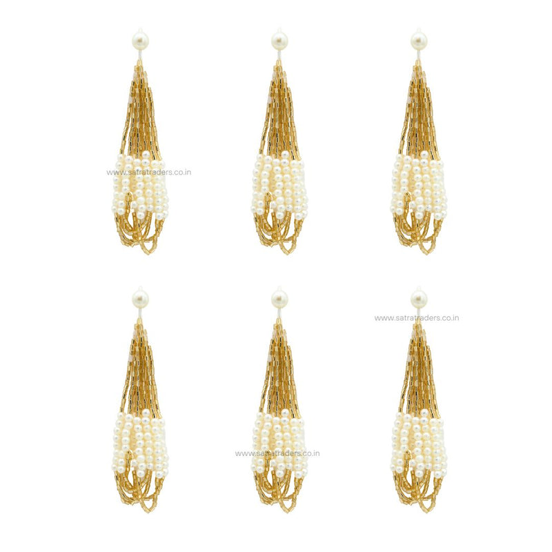 Beads Hanging Tassels | 5pcs | No.6