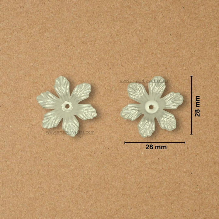 Plastic Pearl Flower | Size : 28mm | PC07