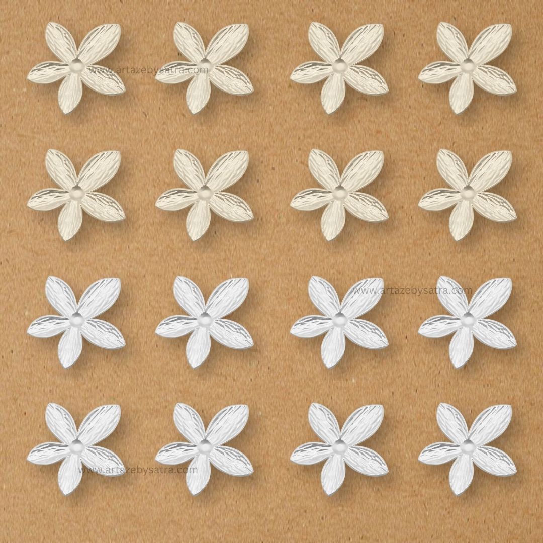 Plastic Pearl Flower | Size : 52mm | 500g | No Hole | PC13