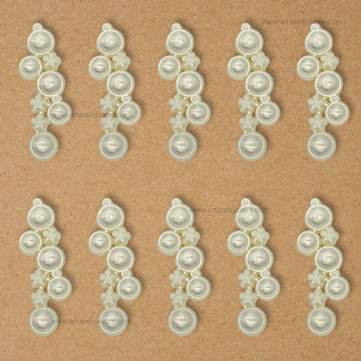 Plastic Pearl Beads | Size : 72mm | Qty : 100g | No Hole | PC22