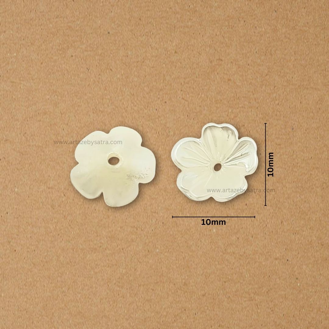 Plastic Pearl Flower | Size : 10mm | 500g | No Hole | PC46