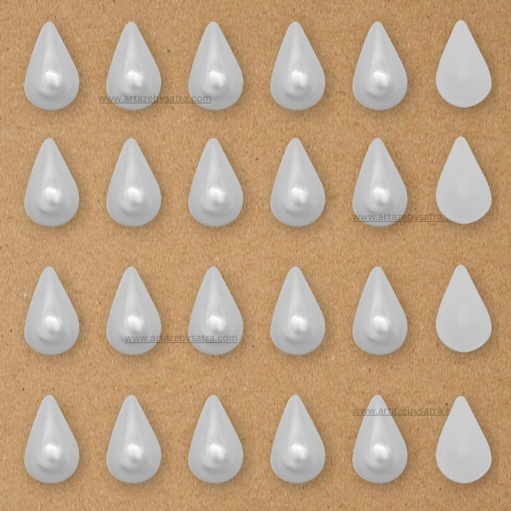 Drop Shape Half Pearl Beads | Size : 14mm | 500g | PC47