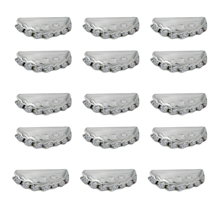 3 Hole Crystal Spacer Bar Link Connectors | 25pcs