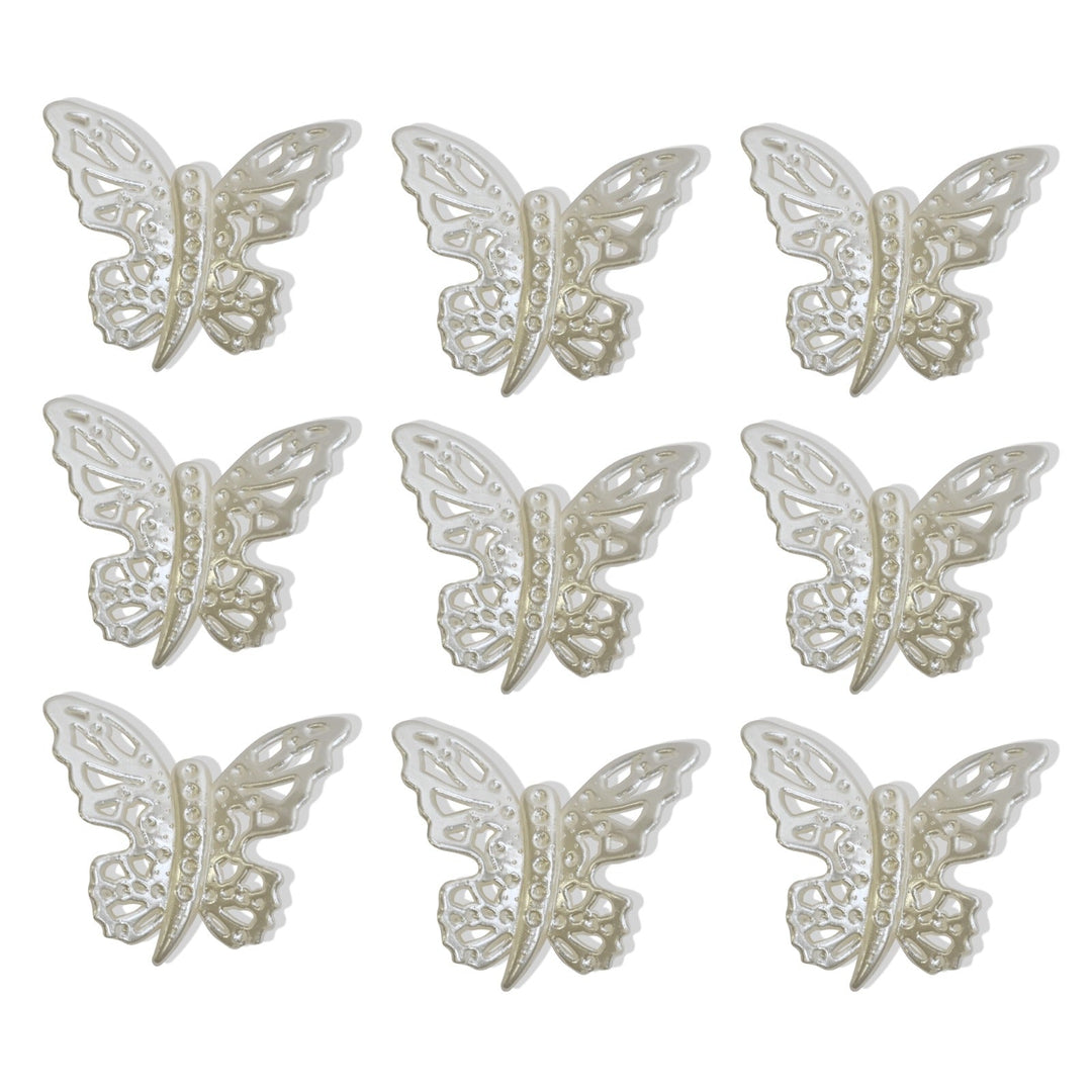 Butterfly Plastic Pearl Beads | PC19