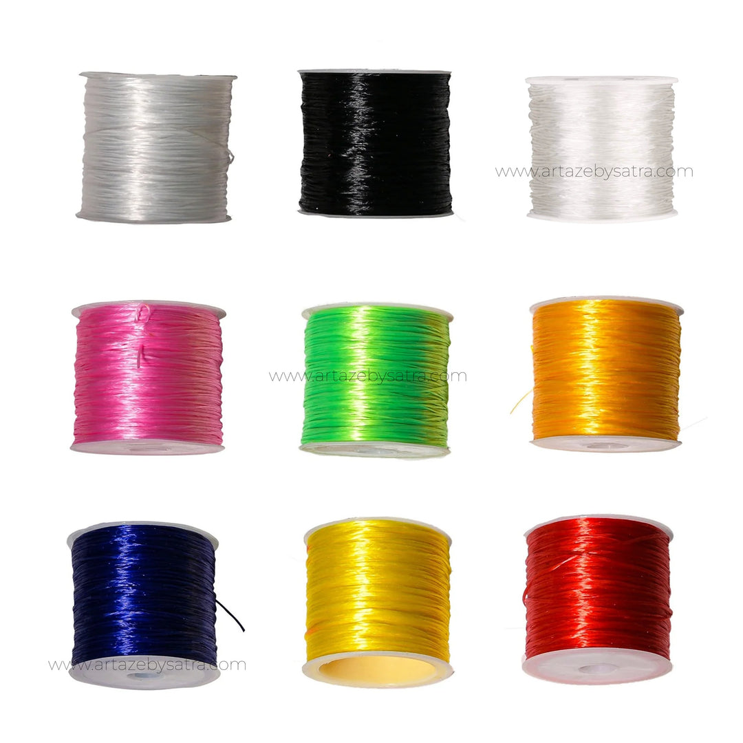 Jewellery Elastic crystal thread  | Size 0.5mm | 25-30mtr Roll