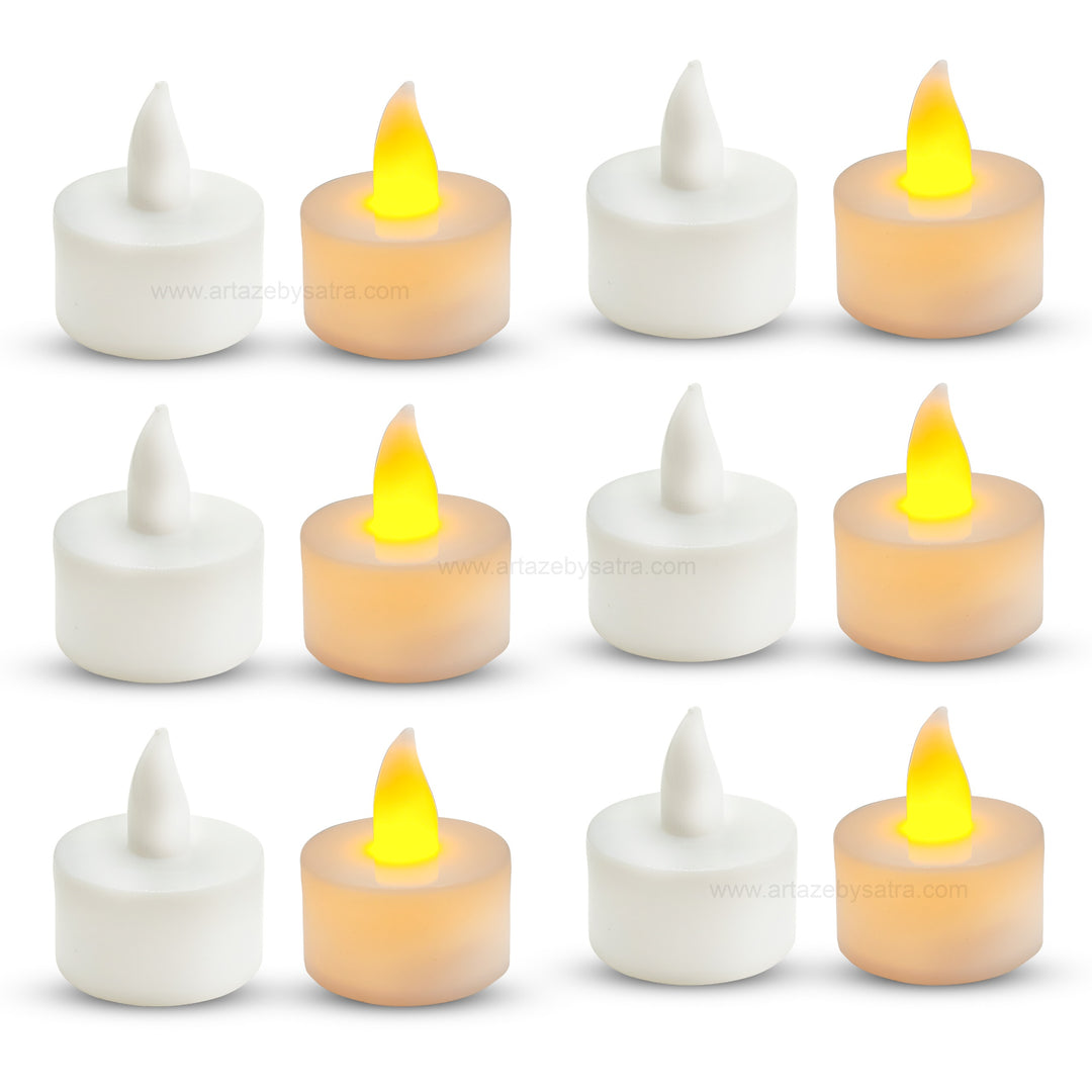 Smokeless Candles | LED Lights | 24 pcs