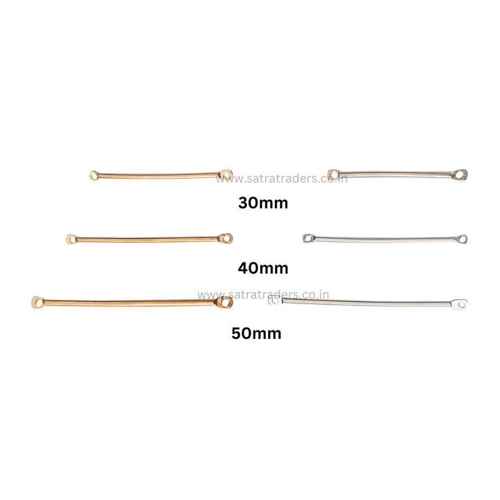 Metal Earring Link Connectors 2 Hole | 100g