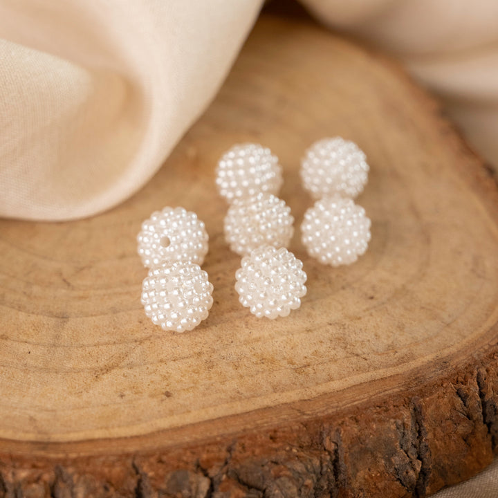 Designer Pearl Beads | Qty : 500g | Size : 10mm | PC59