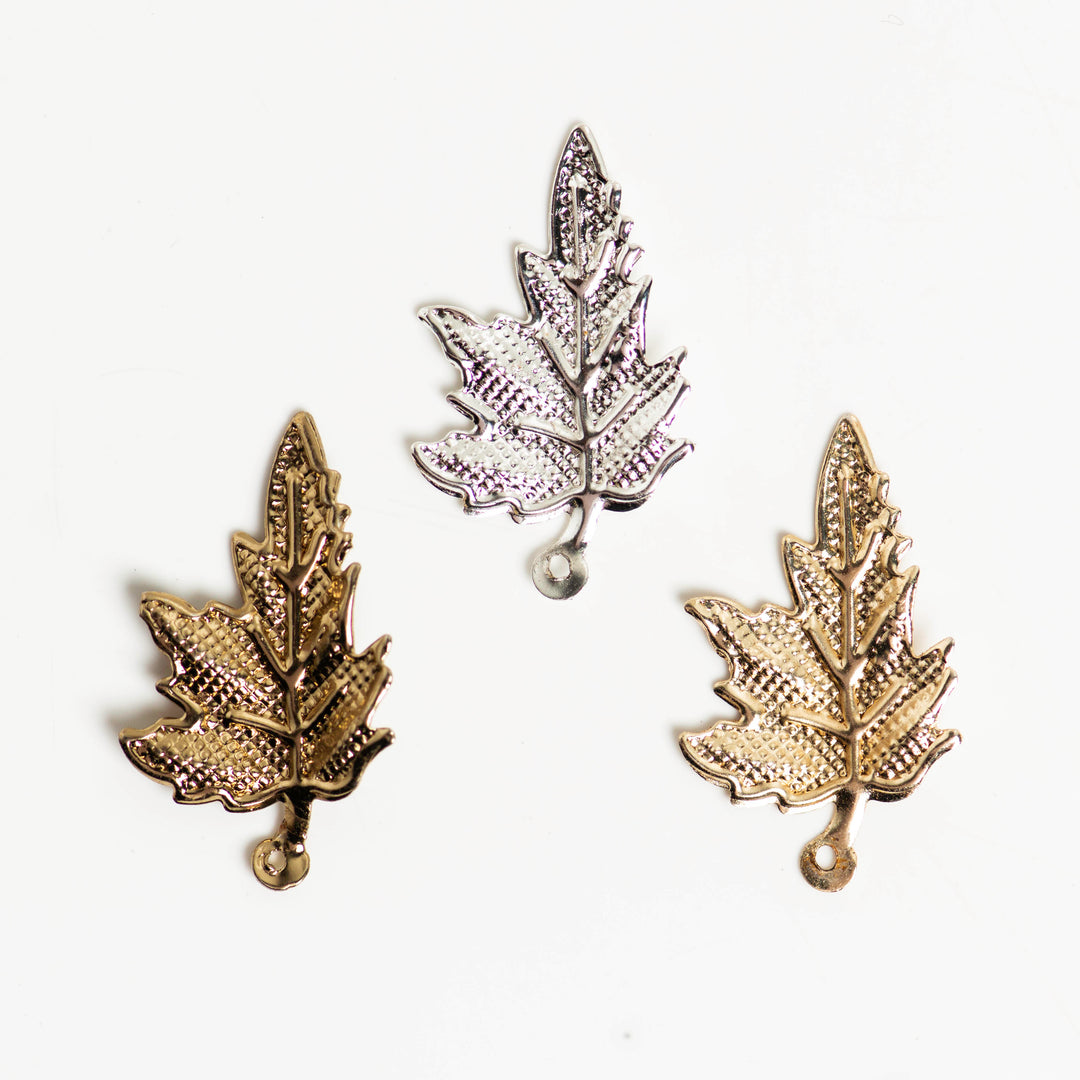 Metal art leaf | H-32mm W-18mm | 20 Pcs | F-2-18