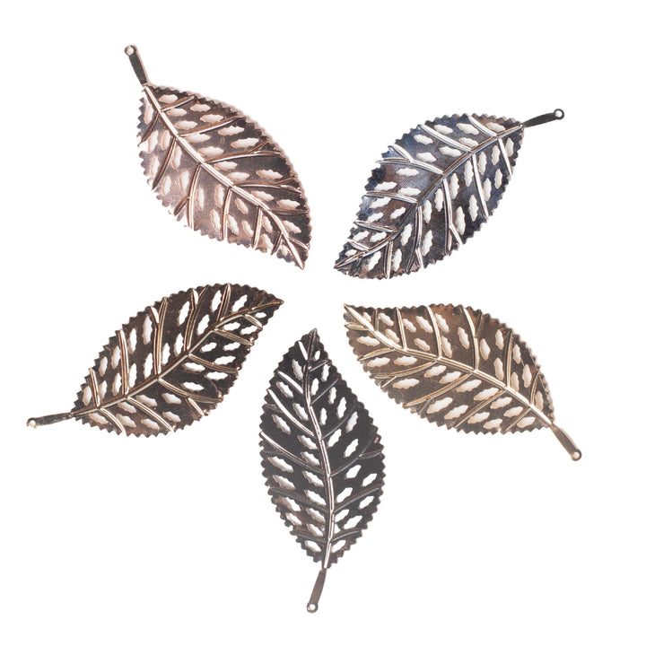 Designer Metal Art Leaf | Size : 86MM | 10Pcs