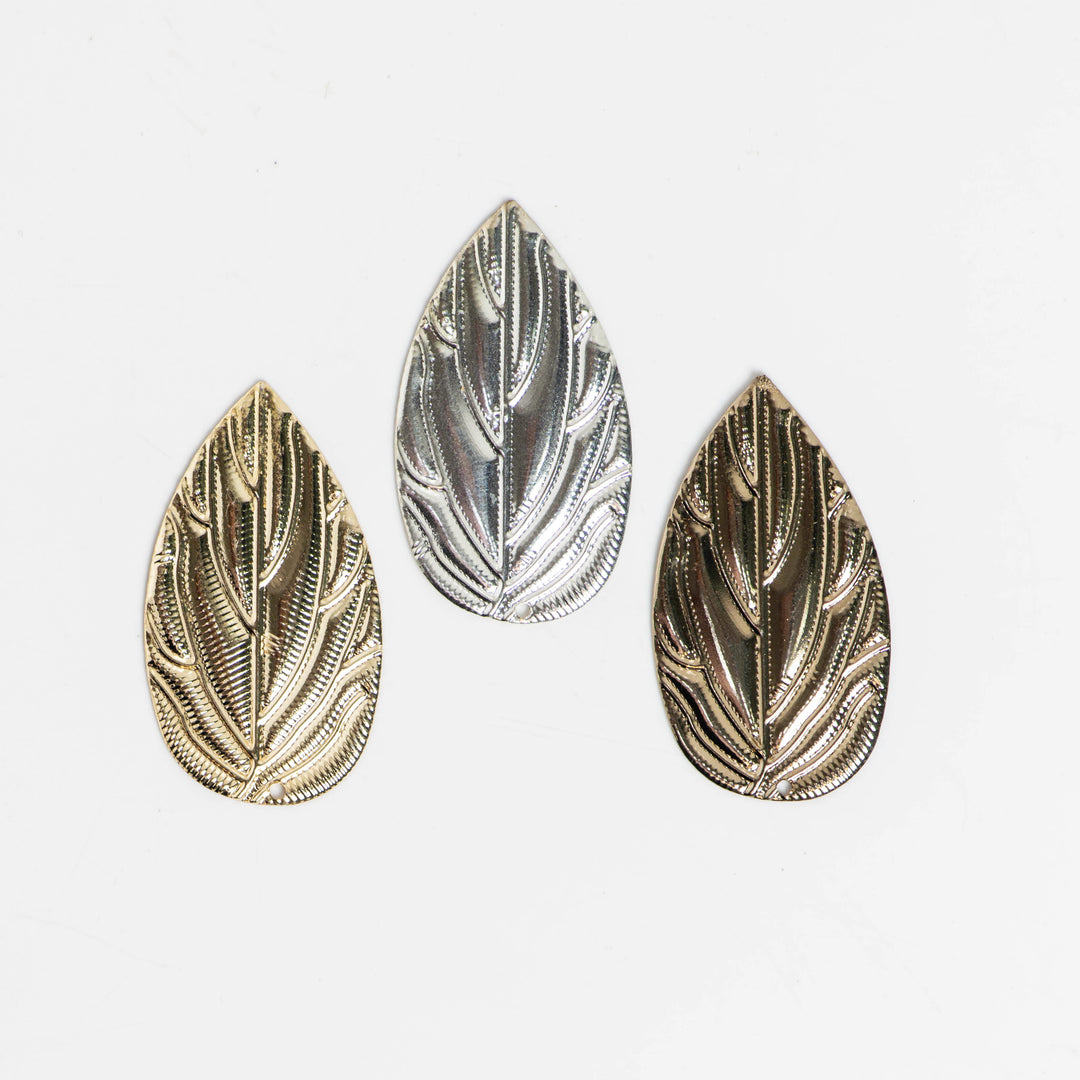 Metal art leaf | H-22mm W-22mm | 20 Pcs | F-2-45