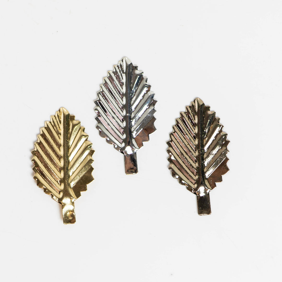 Metal art leaf | Size  : 60mm | 10 Pcs | F-1-31