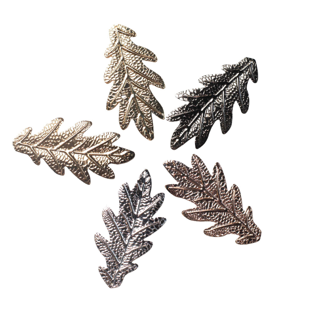 Designer Metal Art Leaf | Size : 103MM | 10Pcs