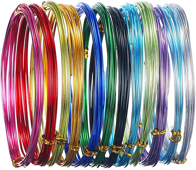 Wire Crafts Multi-Colored Aluminum Craft Wire | Qty : 50g roll