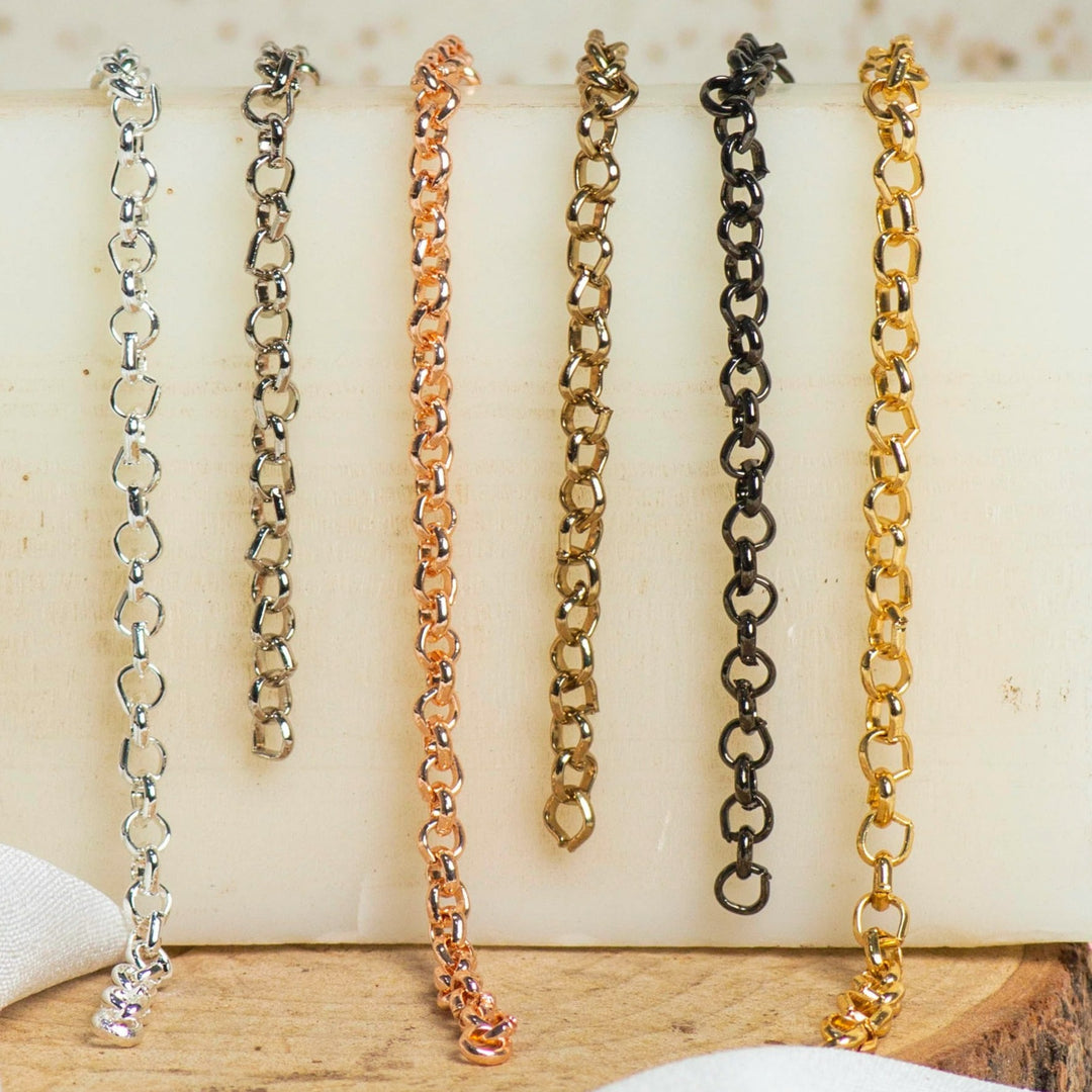 Iron O-Shaped Chain | Size:4mm | 100grm | IC06